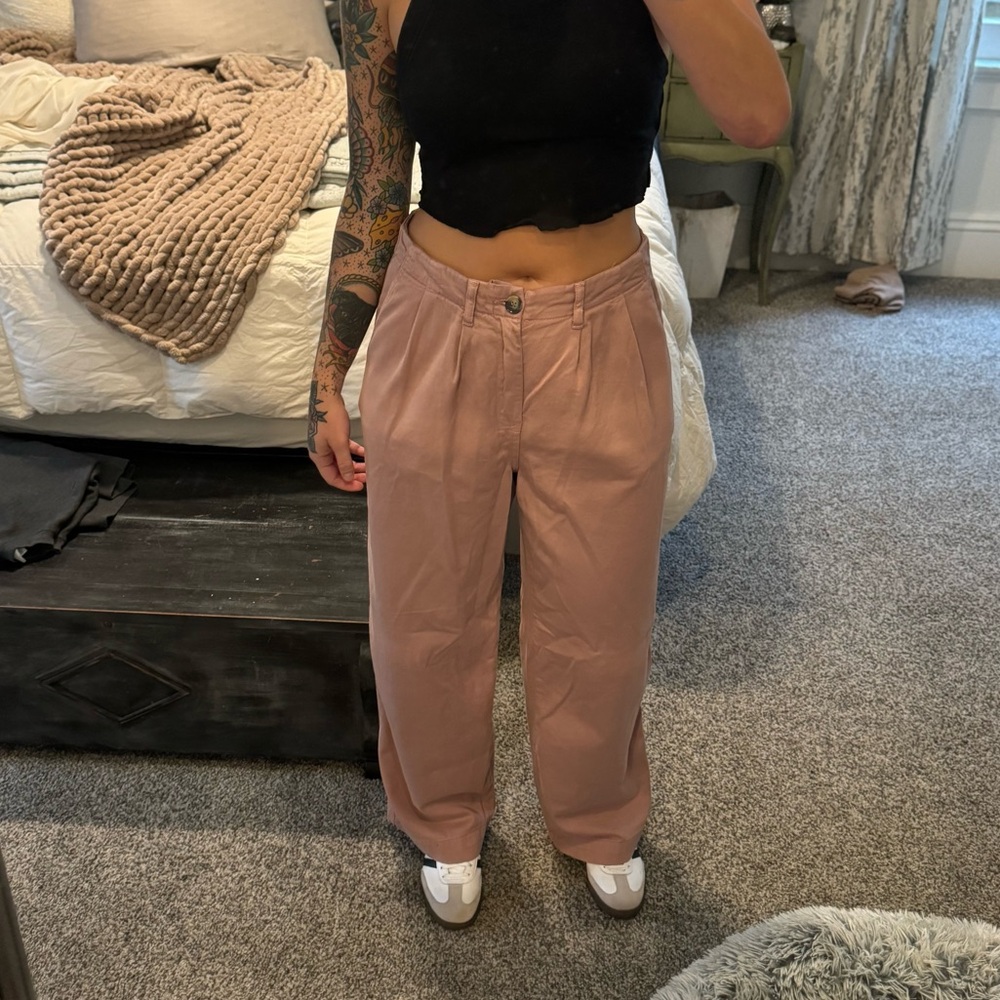 Free people NWOT rose trousers